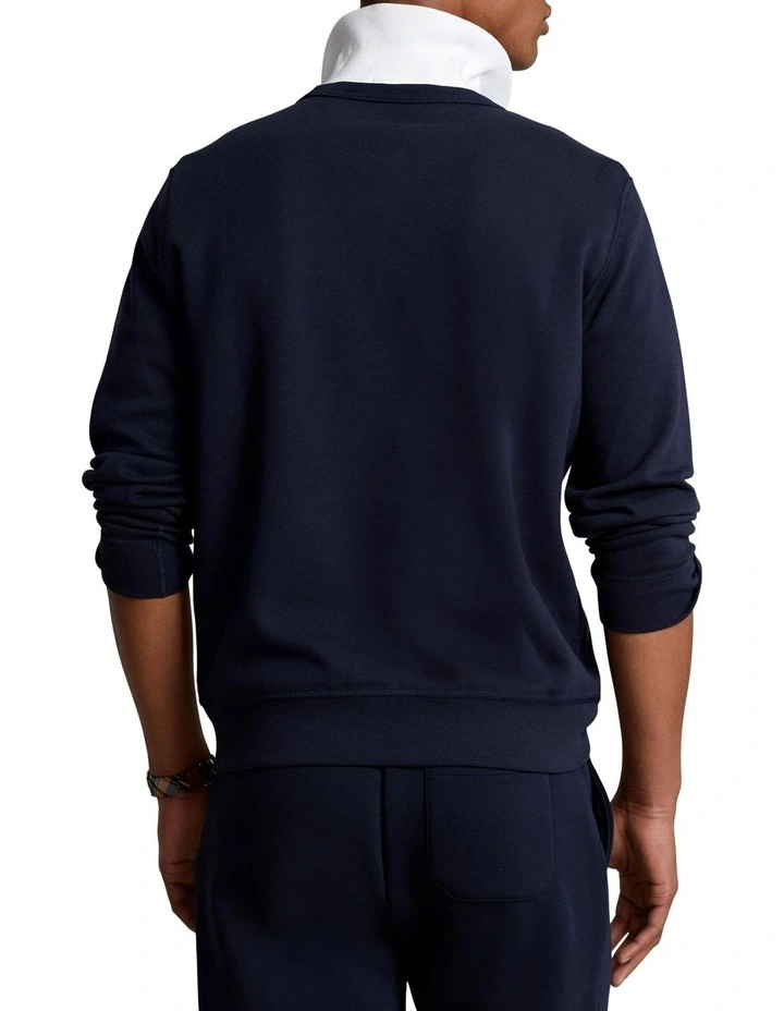 Double Knit Sweatshirt in Navy