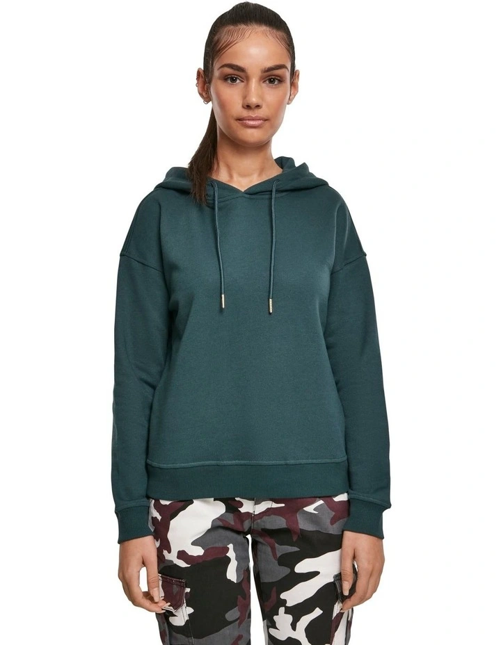 Basic Hoody in Bottle Green