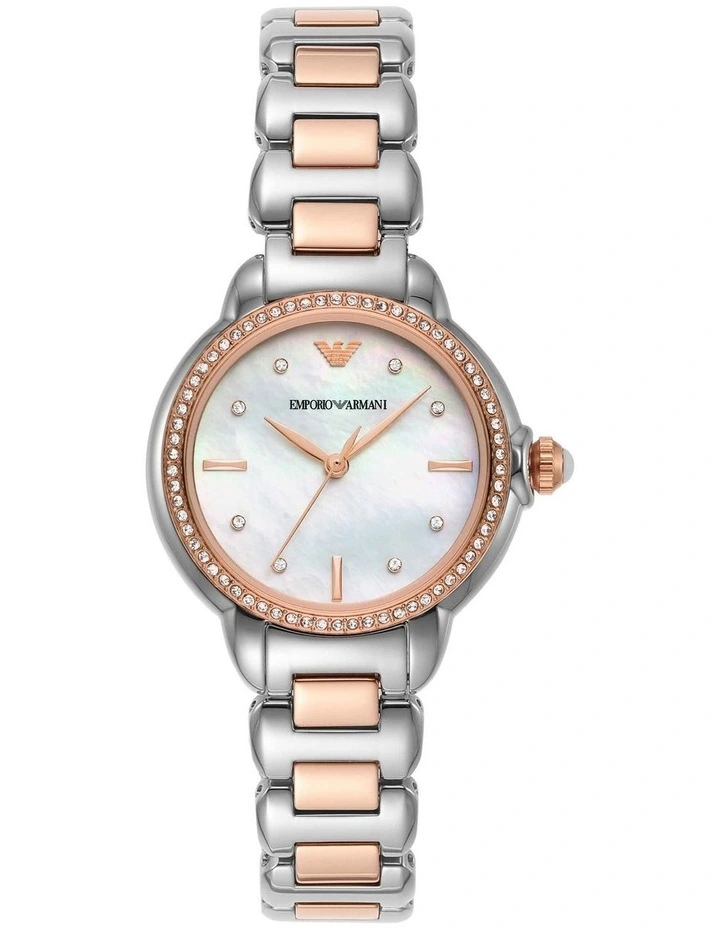 AR11569 Analogue Stainless Steel Watch in Silver