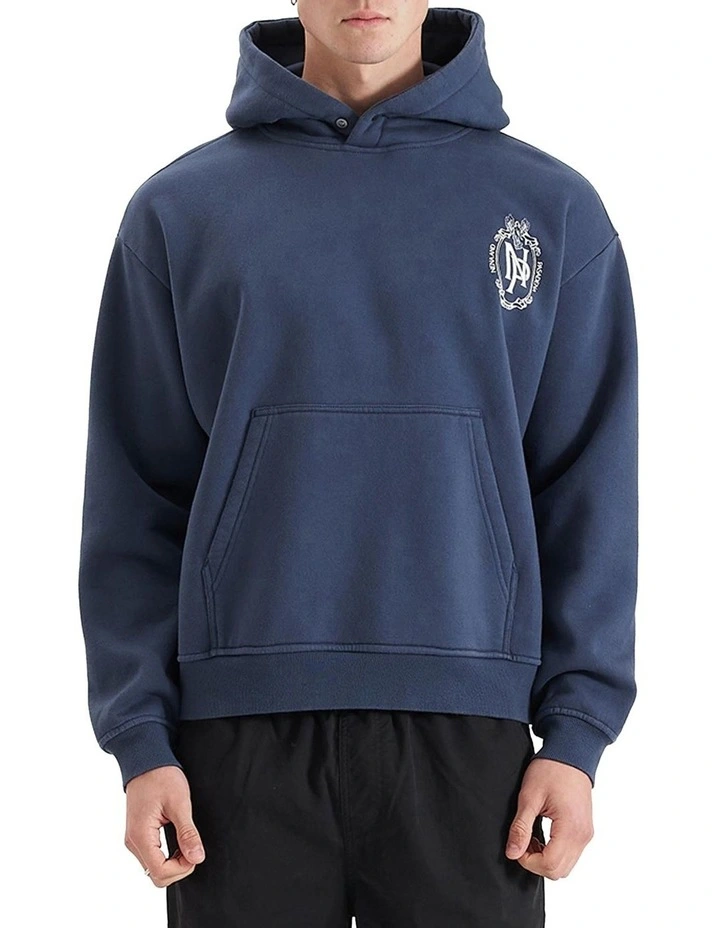 Spatial Heavy Box Fit Hooded Sweater in Spellbound