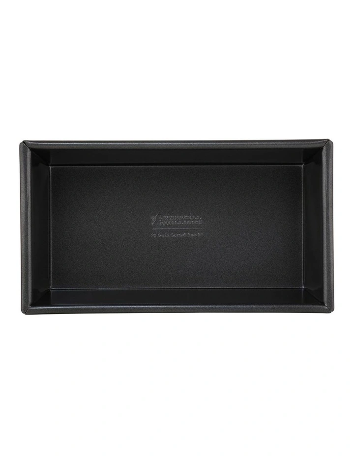 BakerMaker Non-Stick Box Sided Loaf Tin 21x11cm in Black