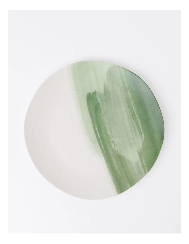 Sealers Cove Dinner Plate in Matte Green Wash