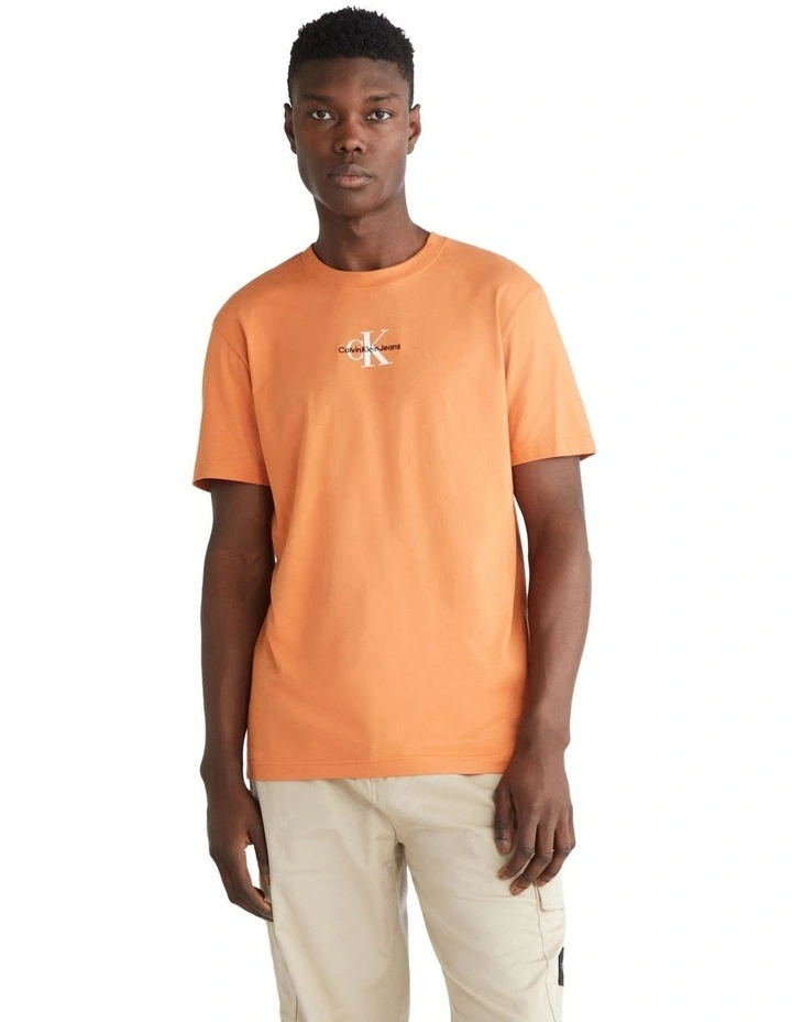 Monologo Regular Tee in Burnt Clay