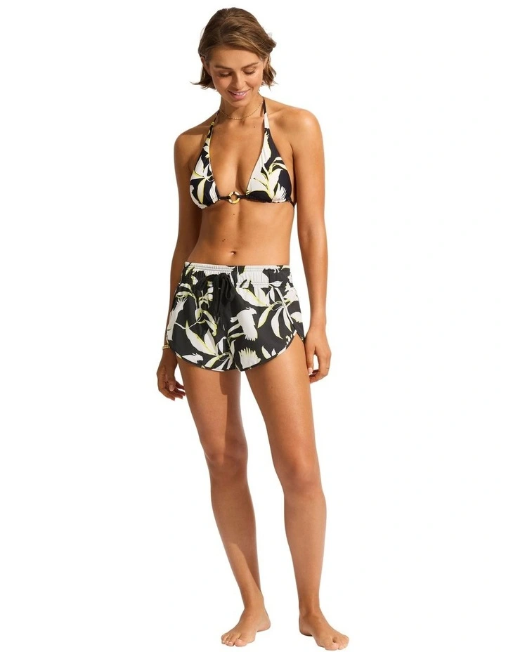 Birds Of Paradise Boardshort in Black