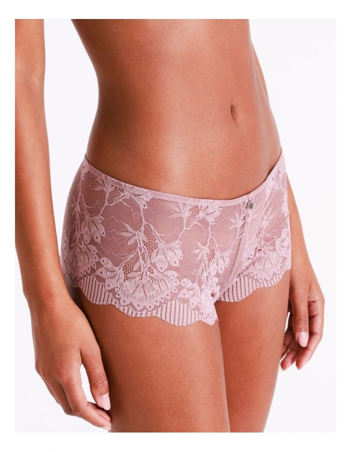 Lace Underwear Brief in Pink