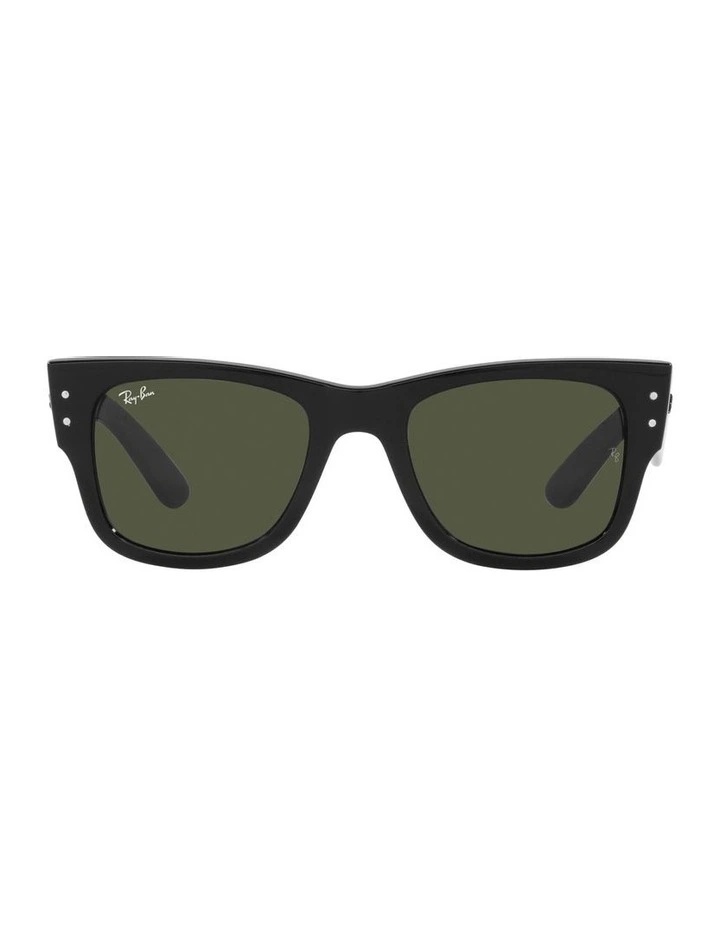 MEGA WAYFARER Sunglasses In Black