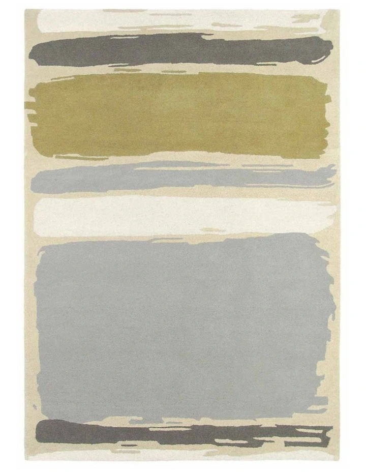 Abstract 45401 Rug in Linden/Silver