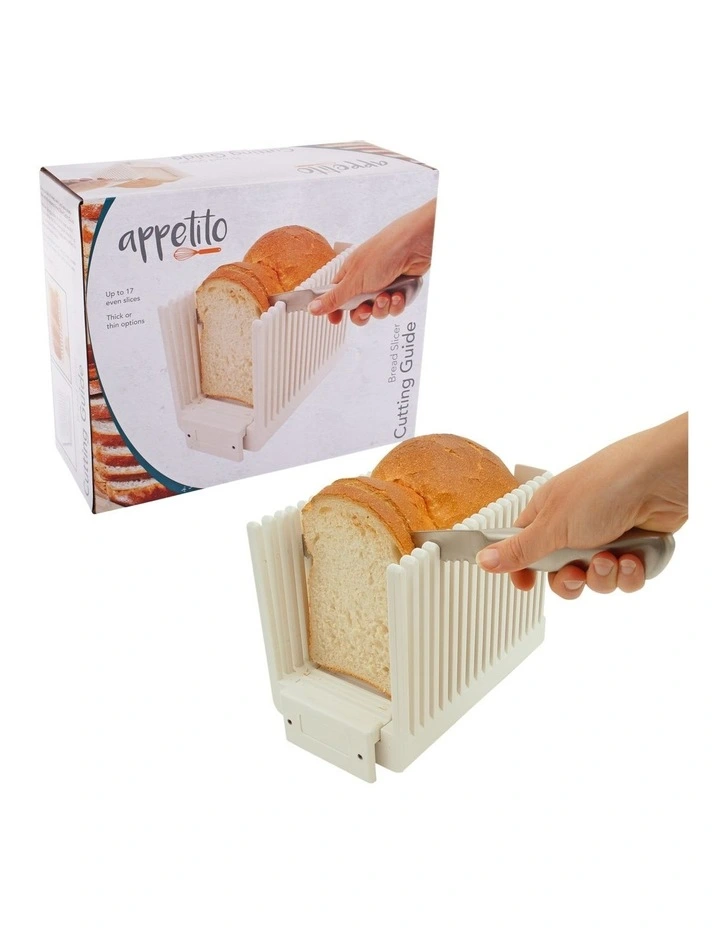 Bread Slicer Cutting Guide in White