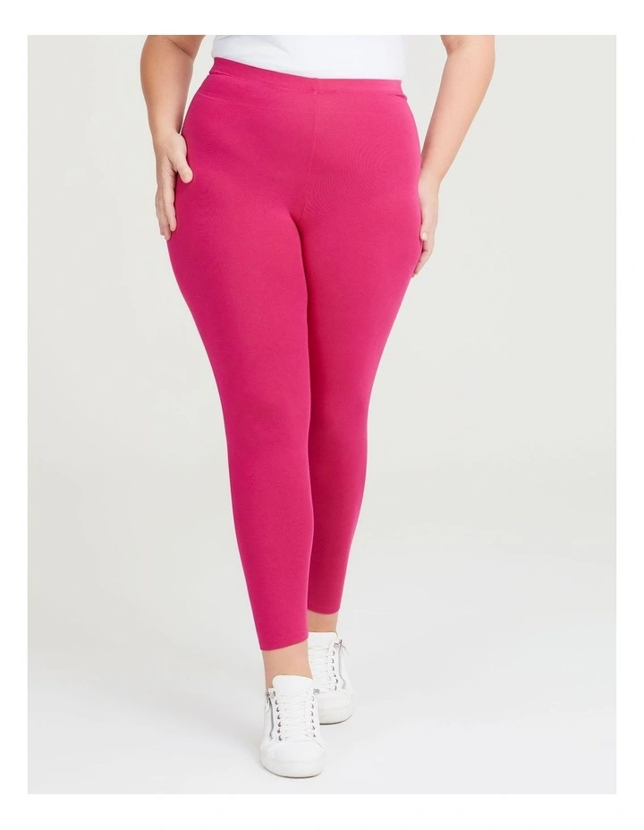 Bamboo Breezy Legging in Candy Pink
