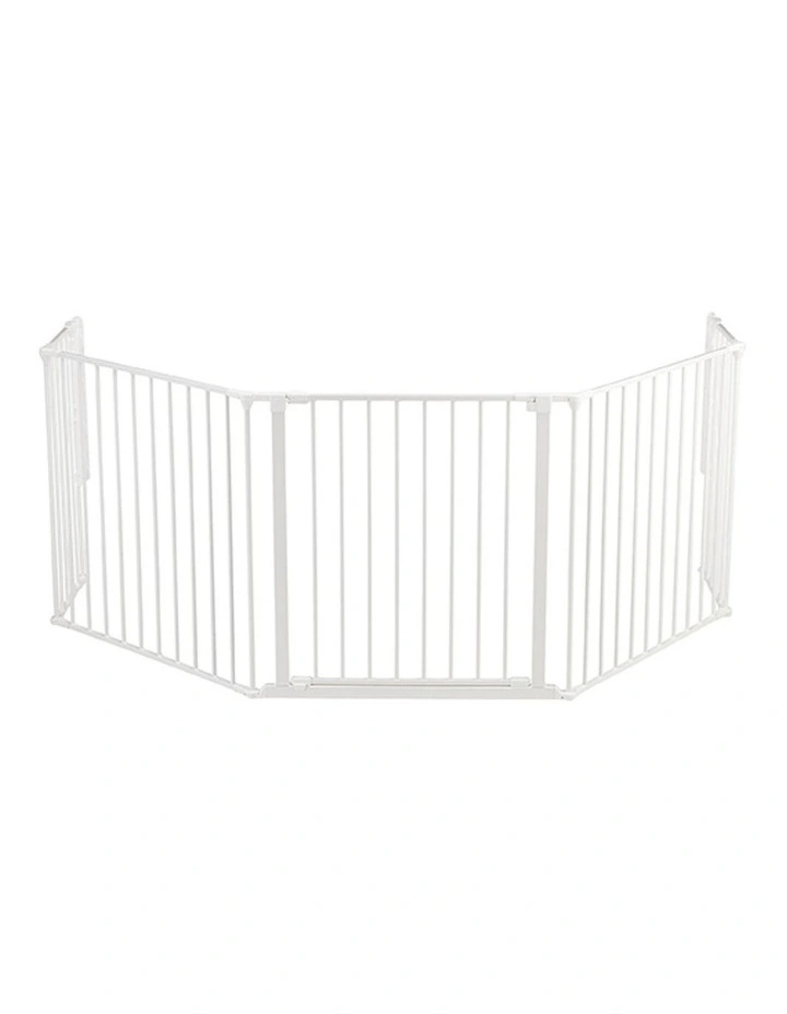 Flex Configure System XL Baby/Infant Safety Gate Protection Barrier in White