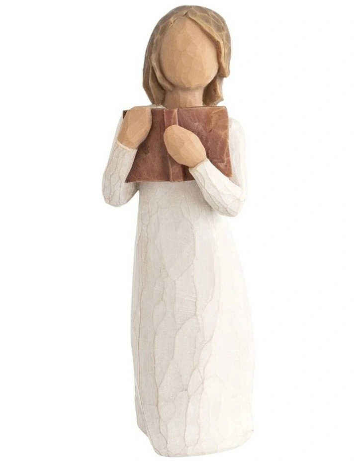 Love Of Learning Sculpted Figure in White