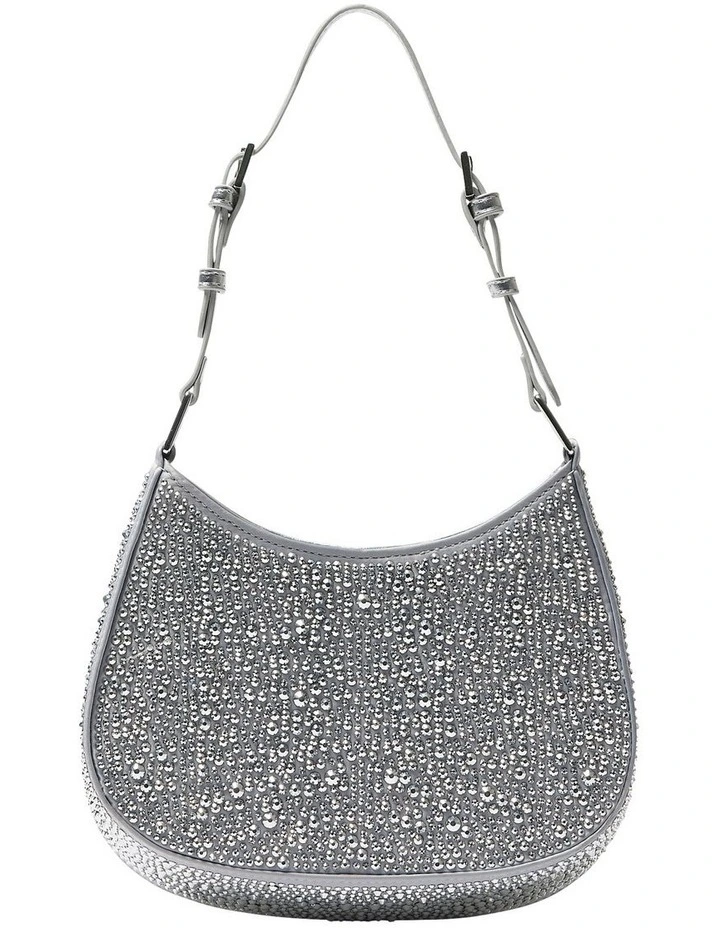 Chloe Bag in Silver Diamante