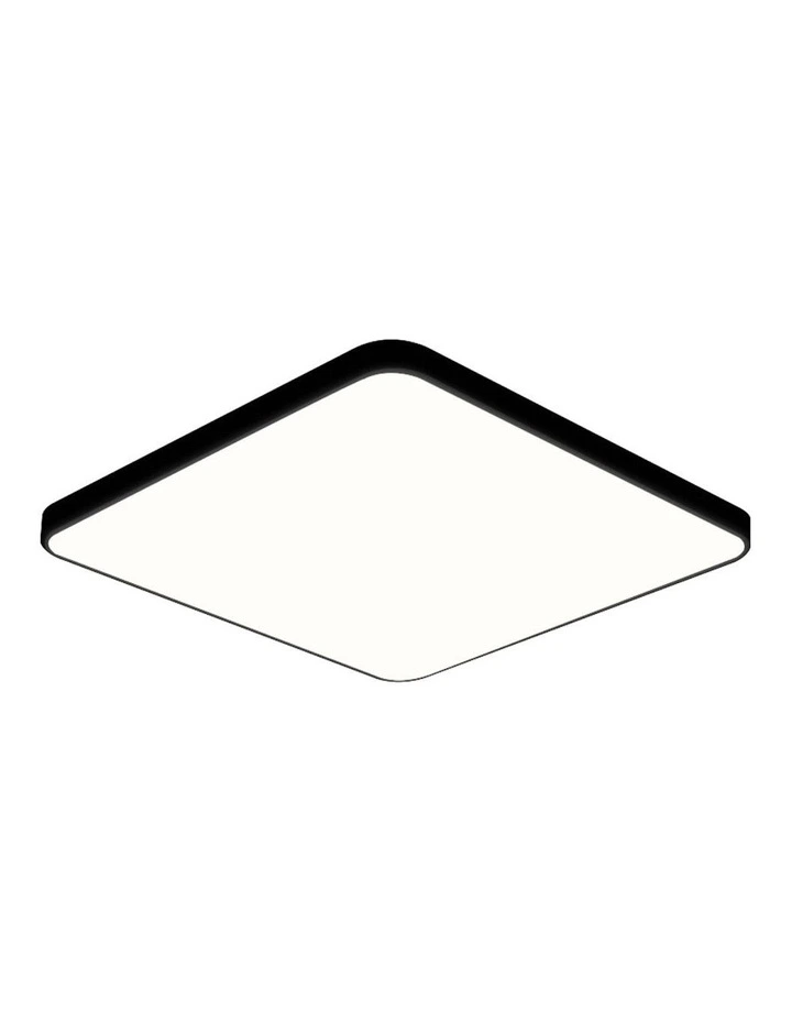 3-Colour Ultra-Thin 5cm 72W LED Ceiling Light in Black