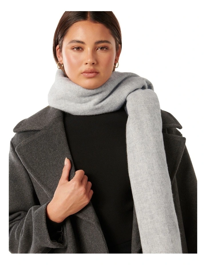 Aurora Premium Wool Scarf in Grey