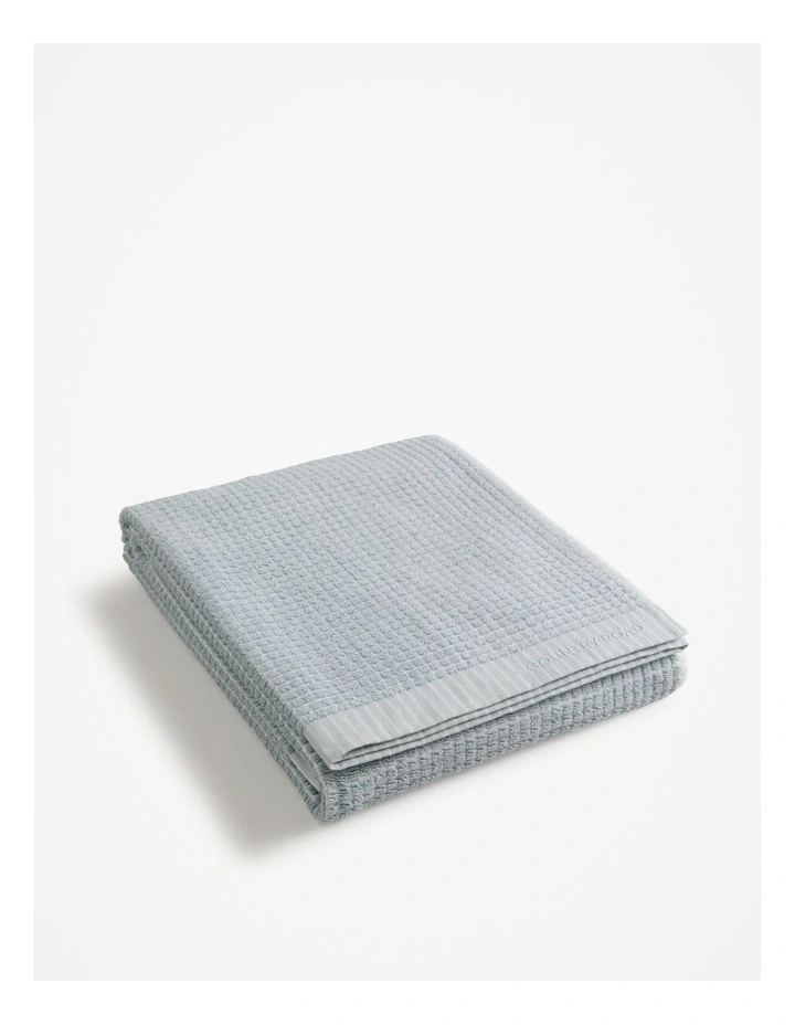 Luma Australian Cotton Bath Sheet in Pale Chambray