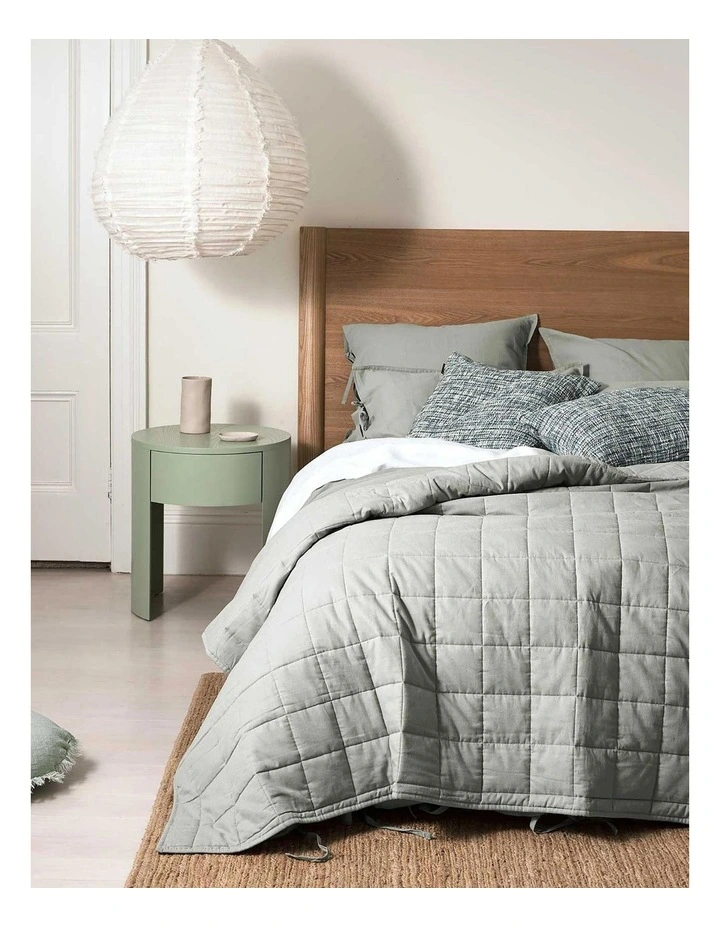 Maison Vintage Coverlet in Limestone