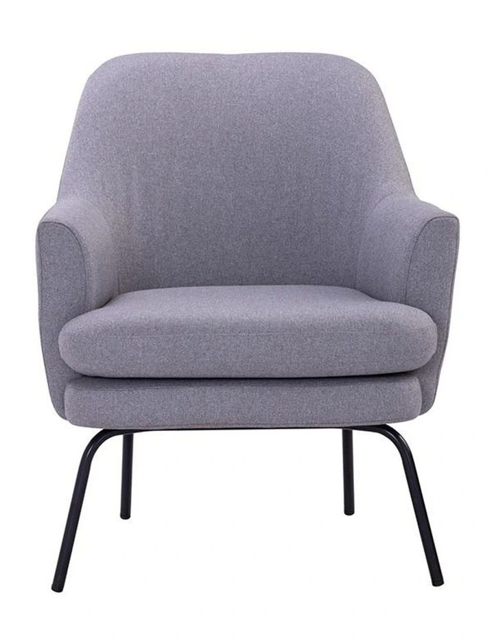 Lucian Lounge Chair Pewter Grey