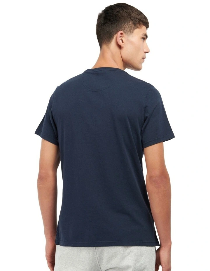 Emblem Tee in Navy