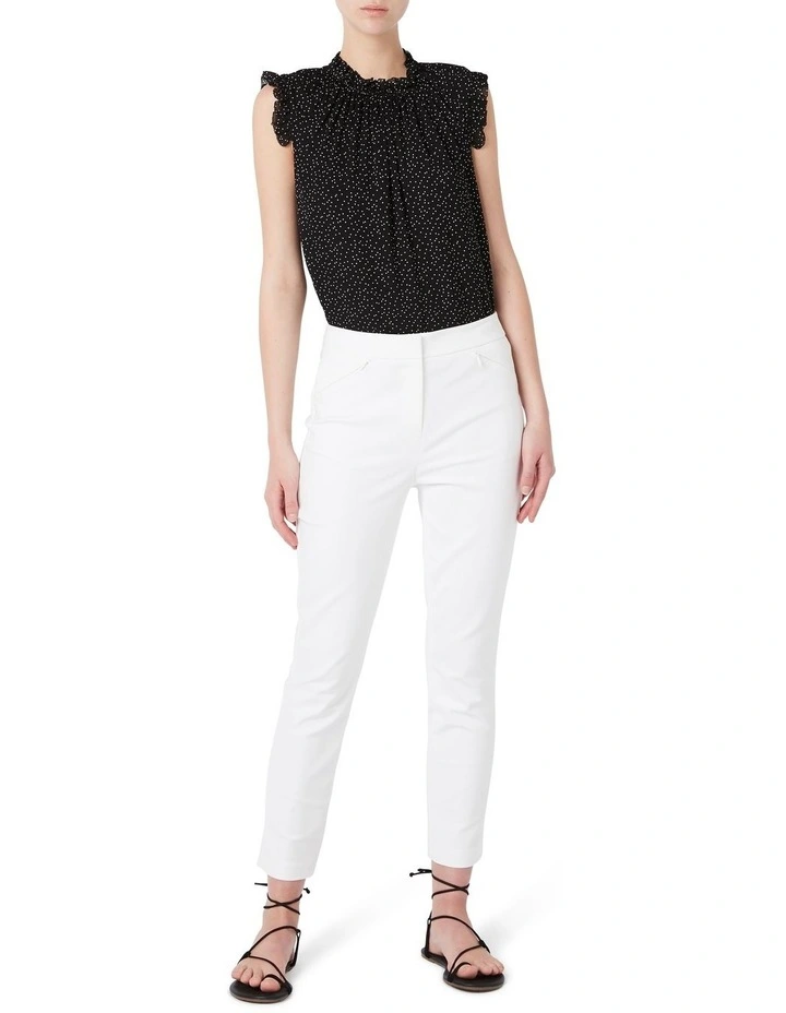 Sarah Compact Cotton Pant