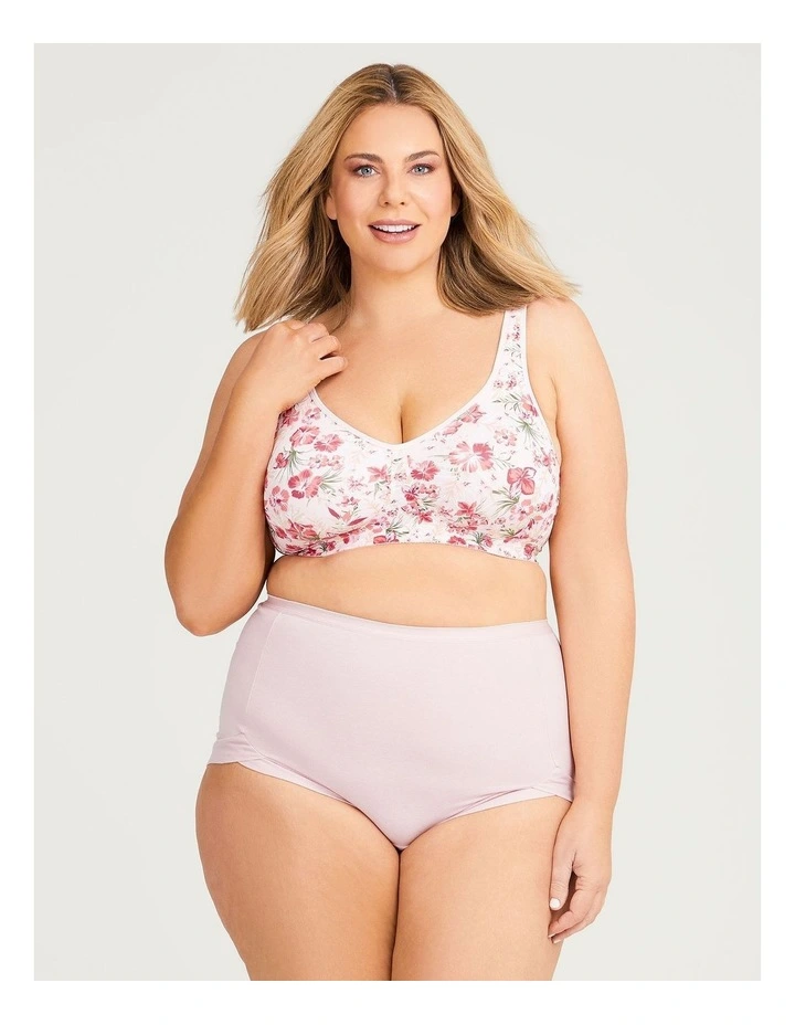 Wirefree Smooth Comfort Bra in Frangipani Floral