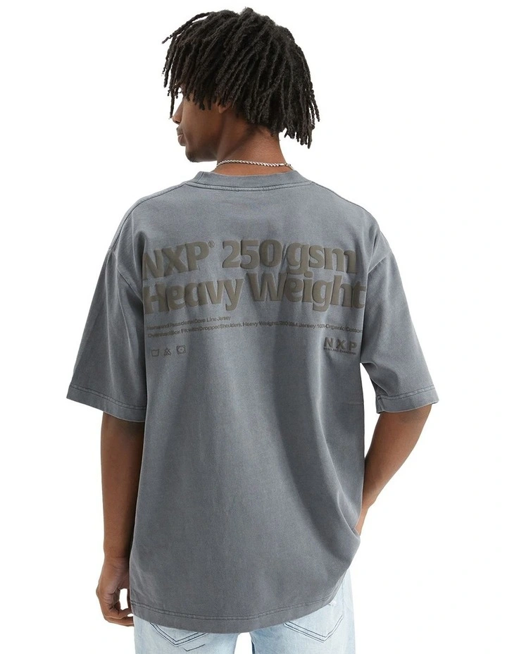 Anvil Oversized Tee in Grey