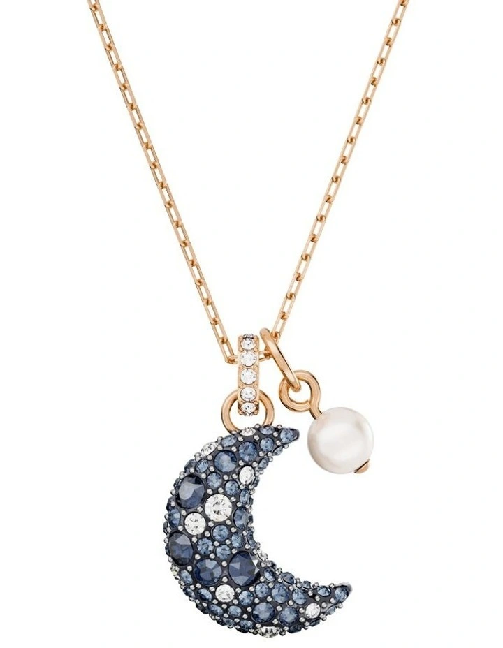 Luna Pendant Moon Rose Gold-Tone Plated in Multi