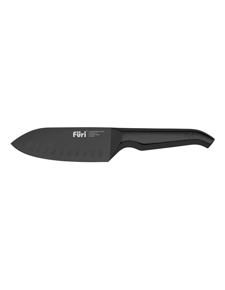Pro Jet East/West Santoku Knife 13cm in Black