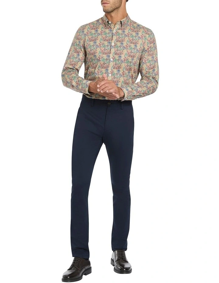 Petal Down Long Sleeve Shirt in Multi