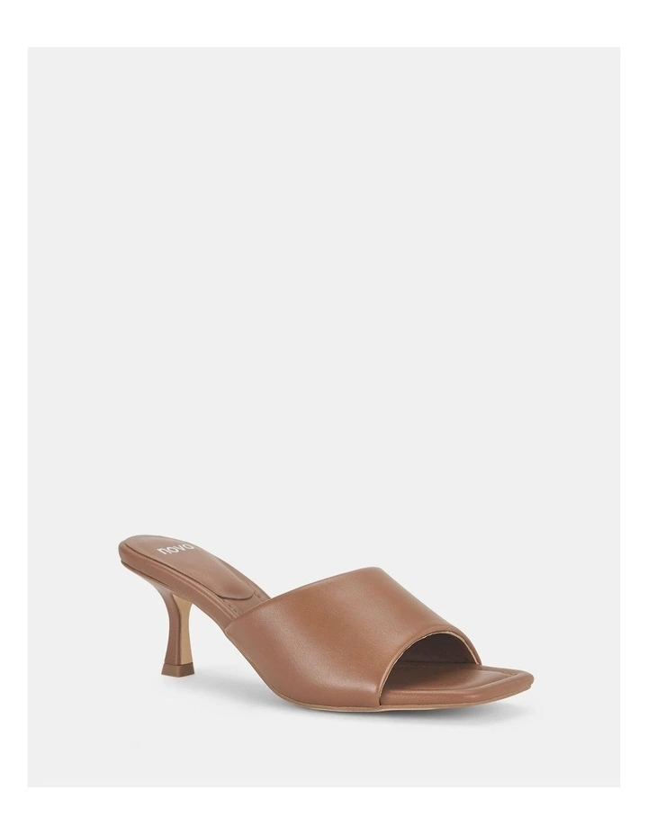 Ulesi Mules Heel in Caramel