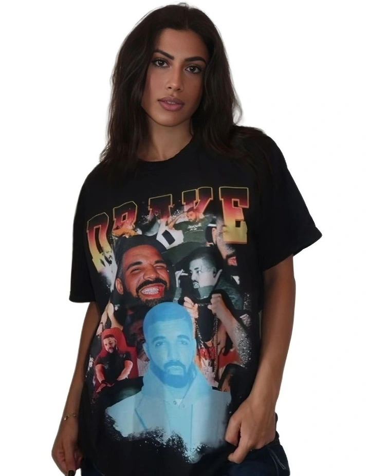 Drake Bootleg T-shirt in Black