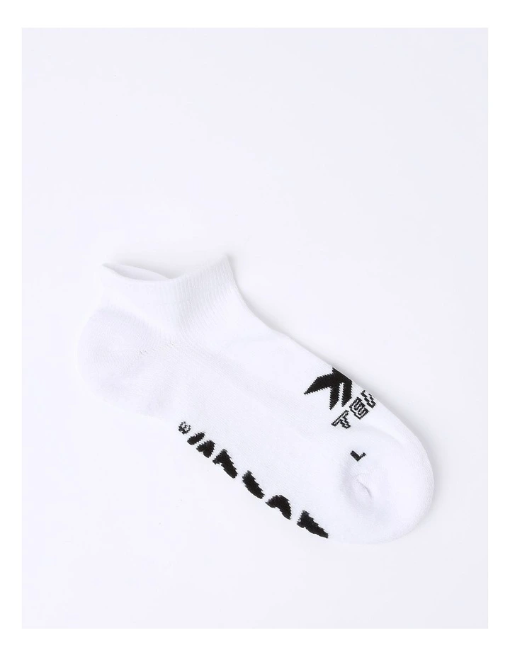 Xtemp Low Cut 3 Pack Socks in White