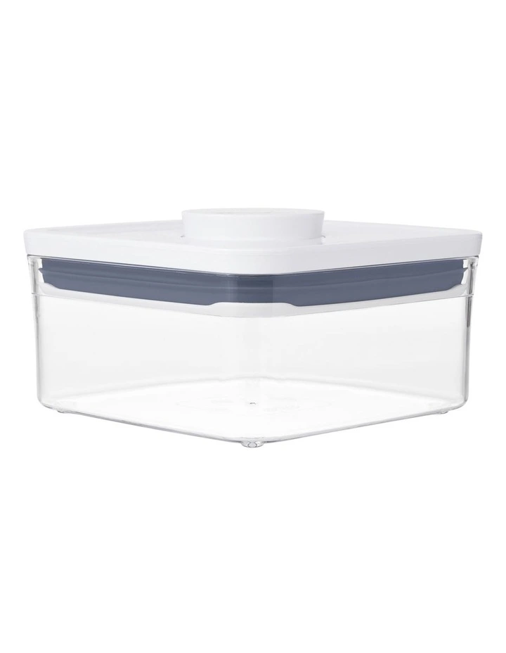 Pop Mini Big Square Container 1L in White