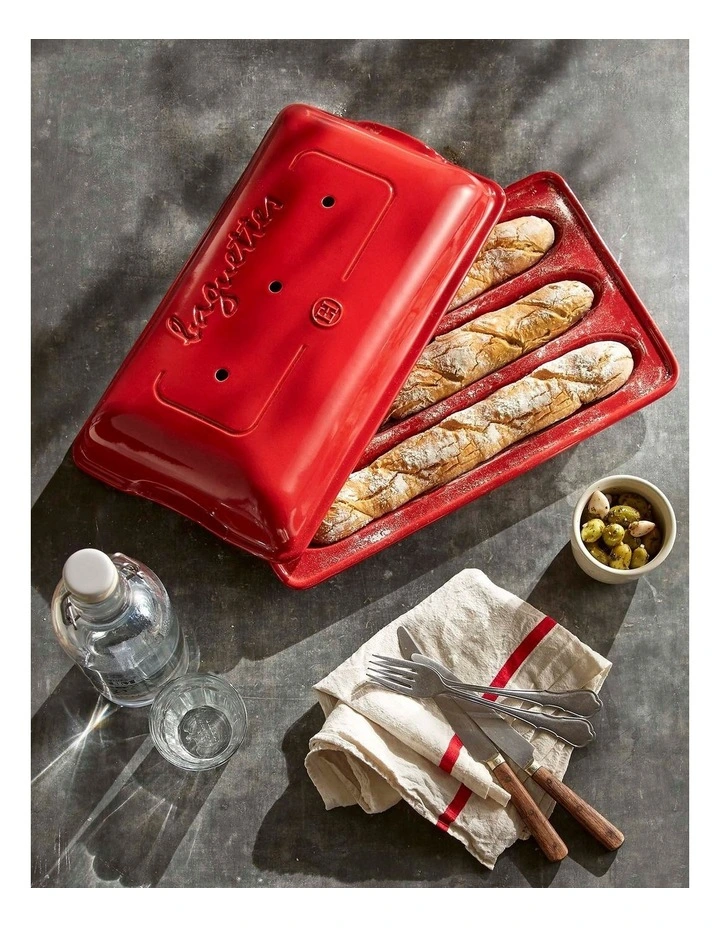 Baguette Baker in Burgundy