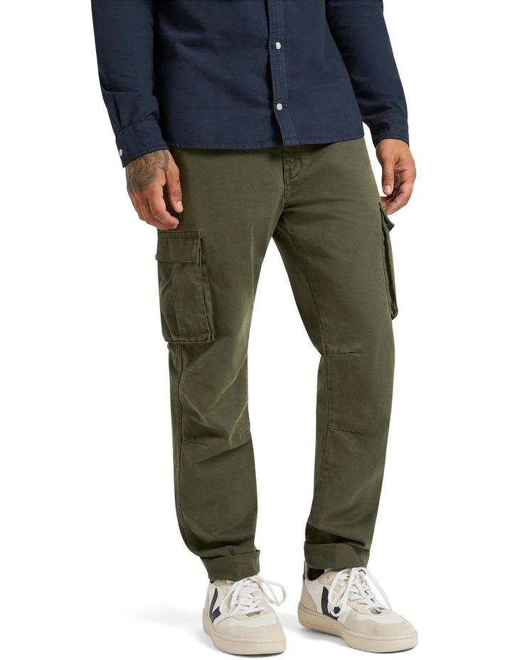 Cameron Cargo Pants in Dark Moss