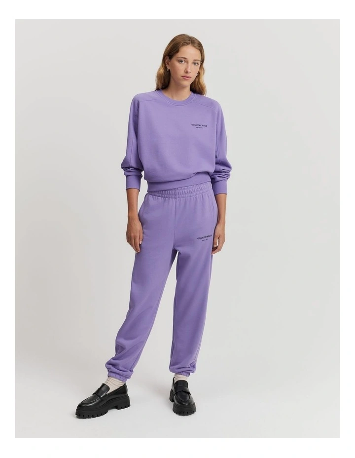 Towards Circularity Sweat Pant in Deep Lilac