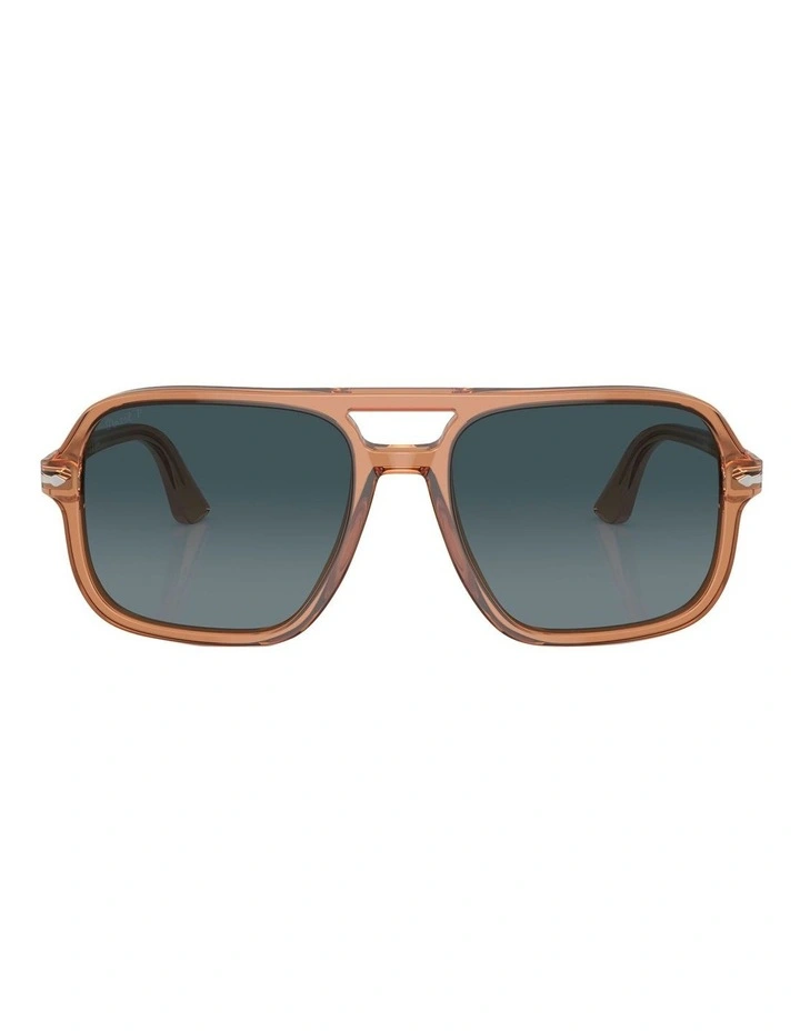 PO3328S Polarised Sunglasses in Brown