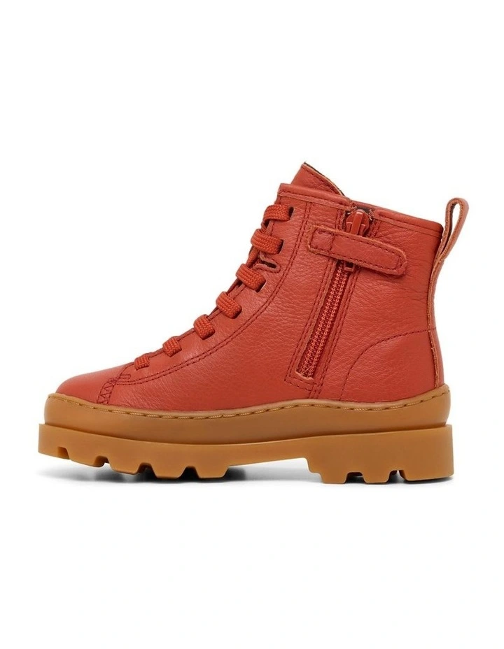Brutus Lace Youth Boots in Red
