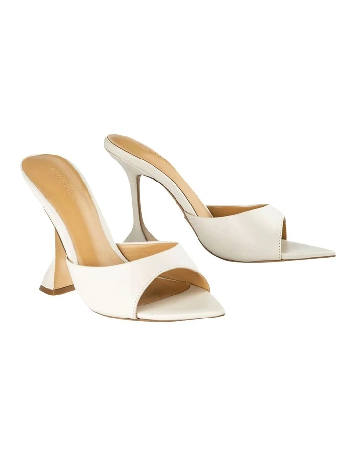 Marcel Dove Nappa White Heels