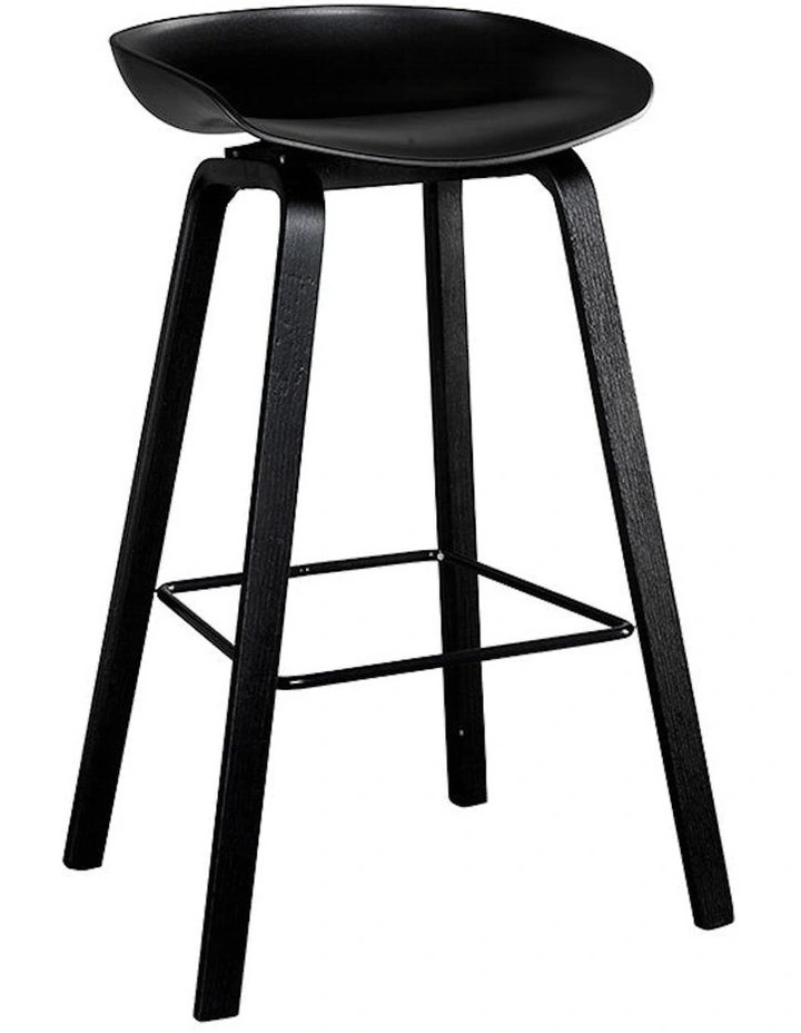 Norte Bar Stool in Black