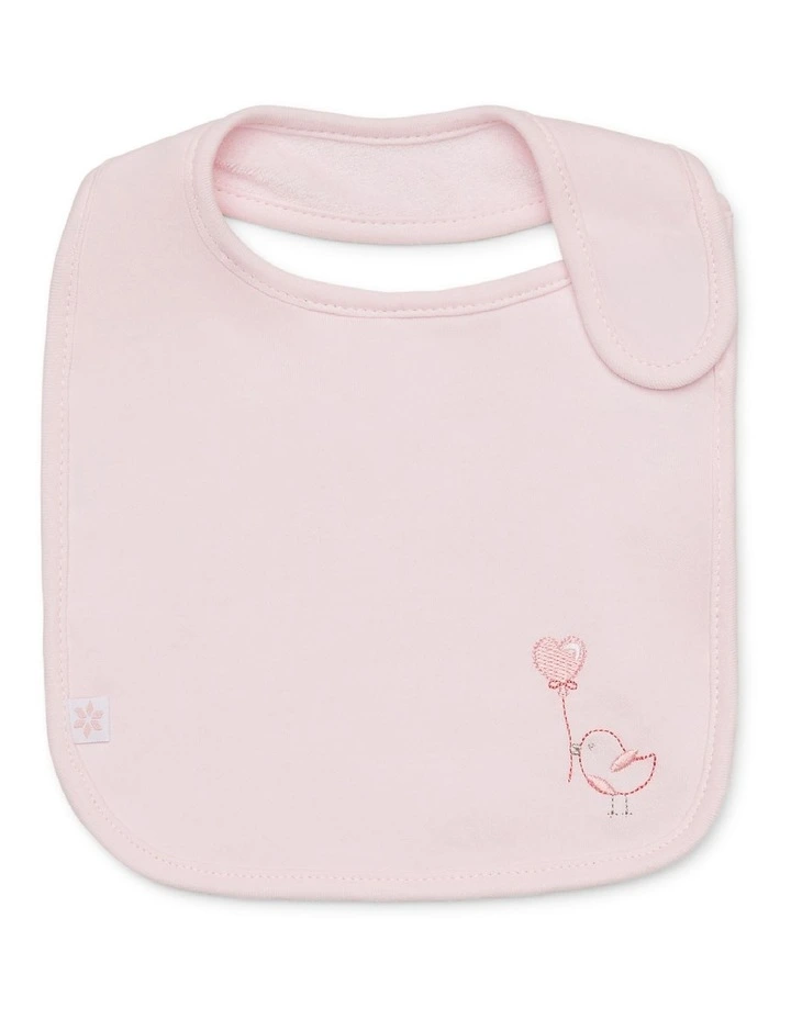 Birdy Bib 2 Pack in Pink