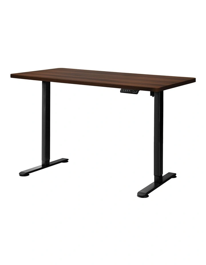 Height Adjustable Motorised Electric Standing Desk 120cm in Walnut