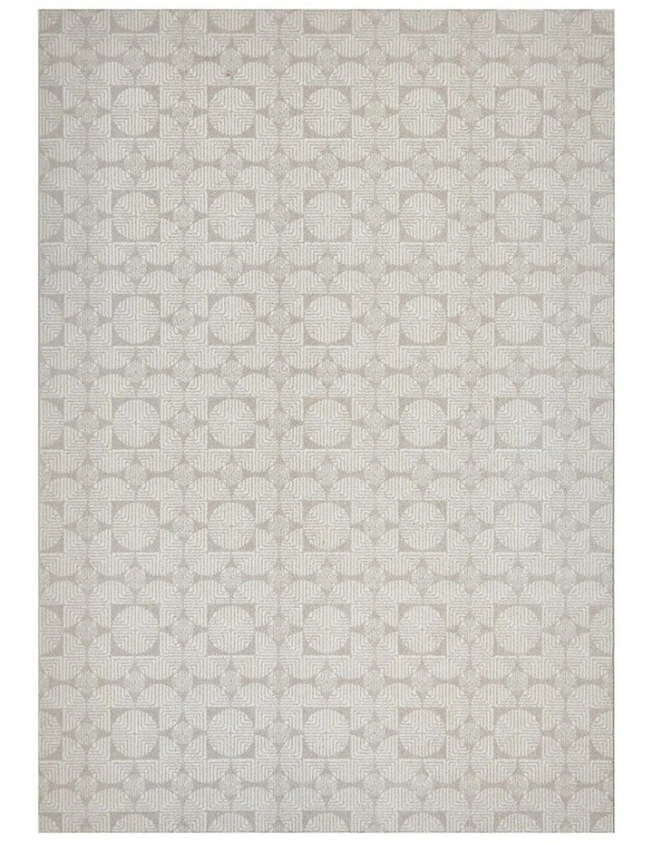 Prague Niko Rug in Silver