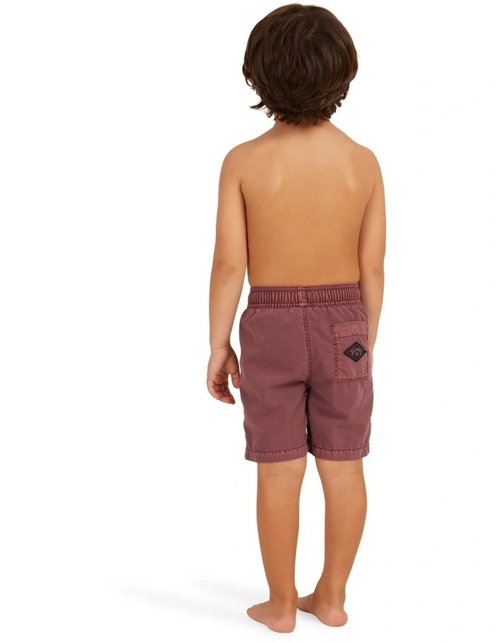 All Day Overdye Layback Boardshorts in Red