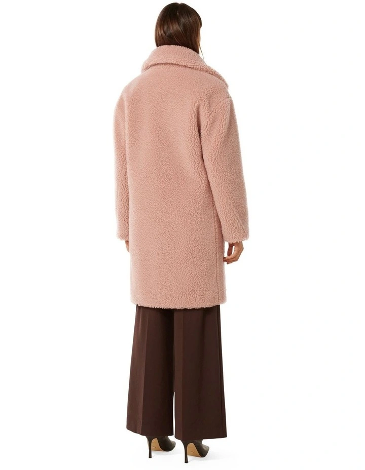 Bella Borg Coat in Pink