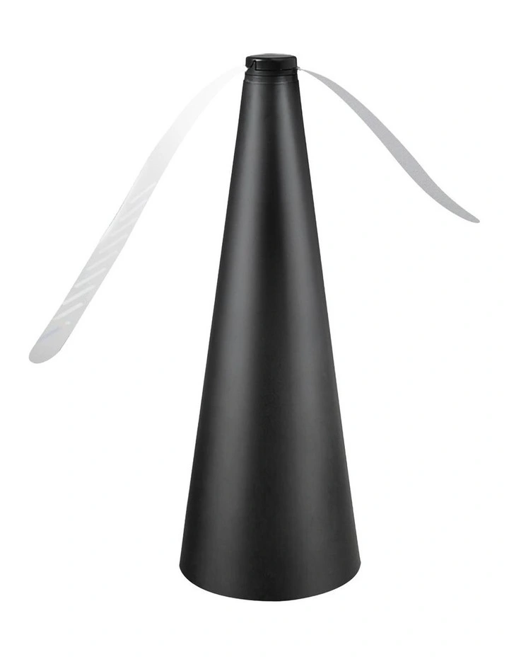 Battery-Powered Portable Fly Repelling Tower in Black
