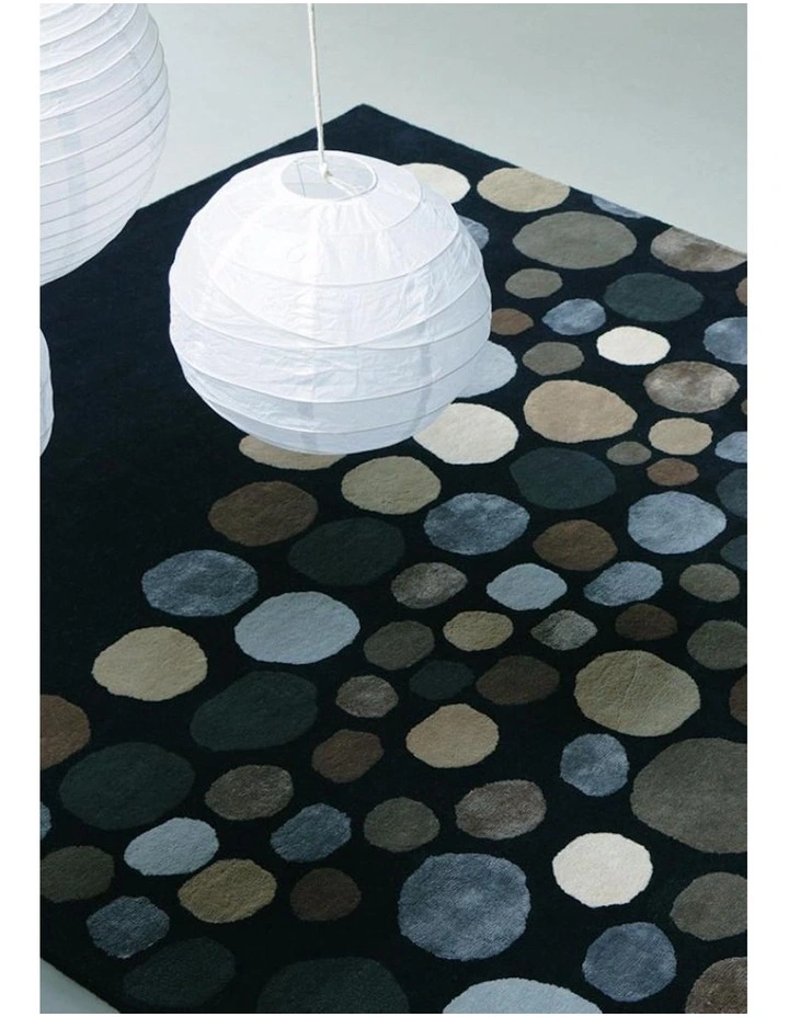 Estella Carnaval Rug 85005 in Black