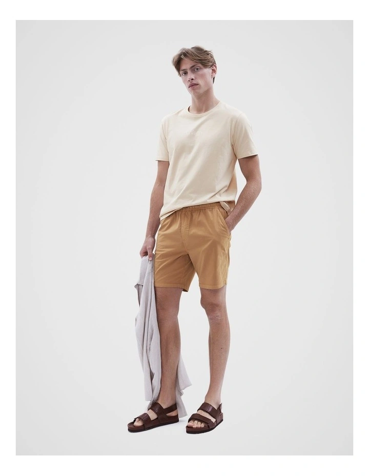 Logo T-shirt in Cream