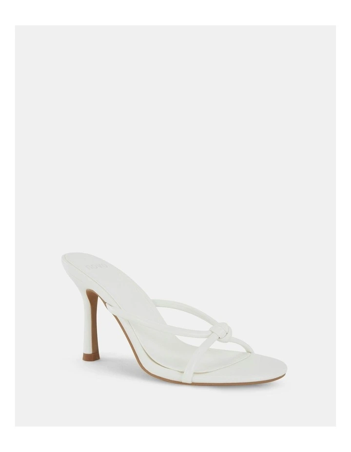 Zabeen Heels in White