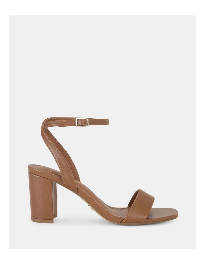 Martinez Strappy Heels in Caramel