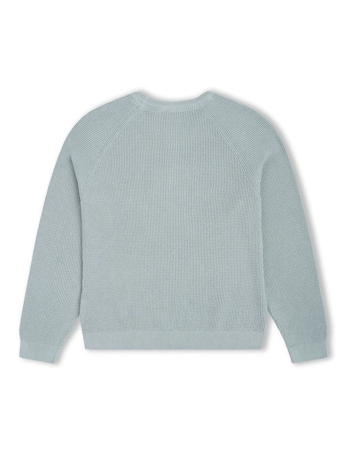 The Summit Raglan Knit (8-14 Years) in Blue